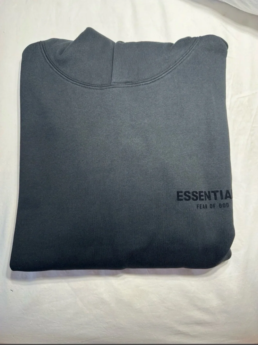 Essentials Charcoal Logo Pullover Hoodie
